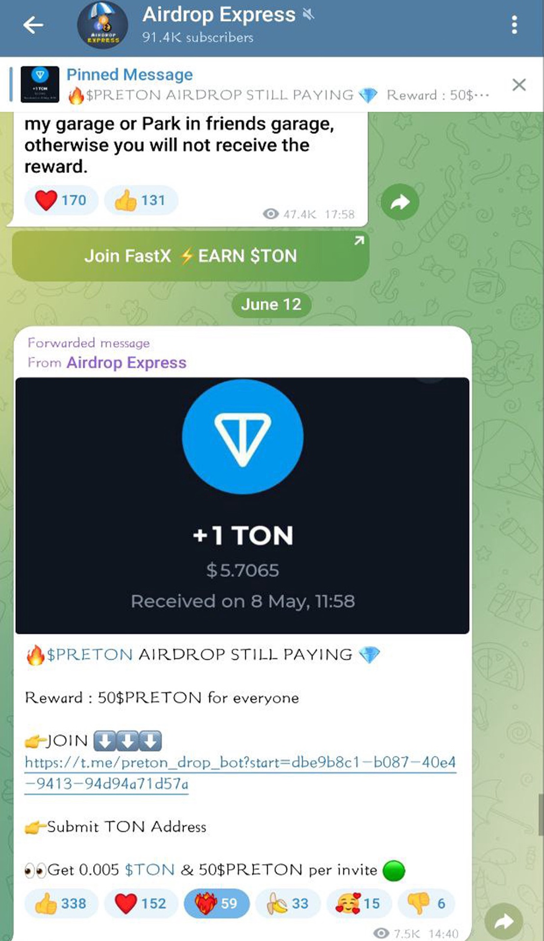 Airdrop Express App Image