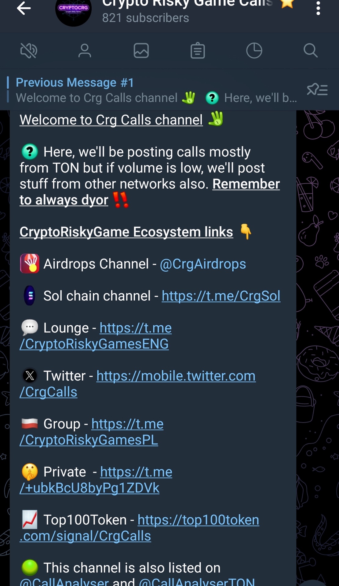 CryptoRiskyGameCalls App Image