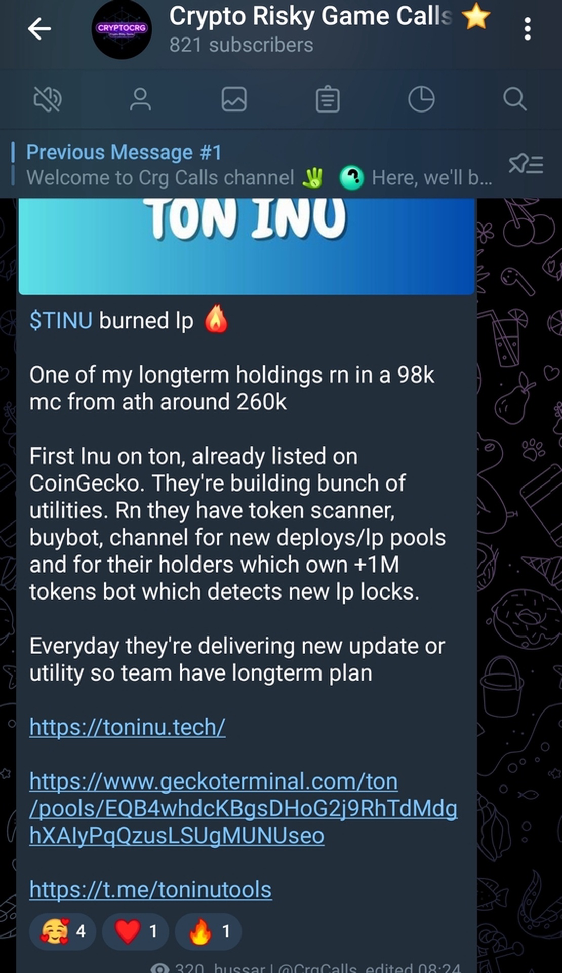 CryptoRiskyGameCalls App Image