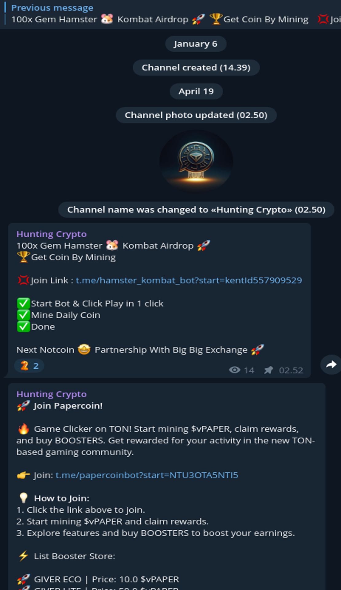 Hunting Crypto App Image