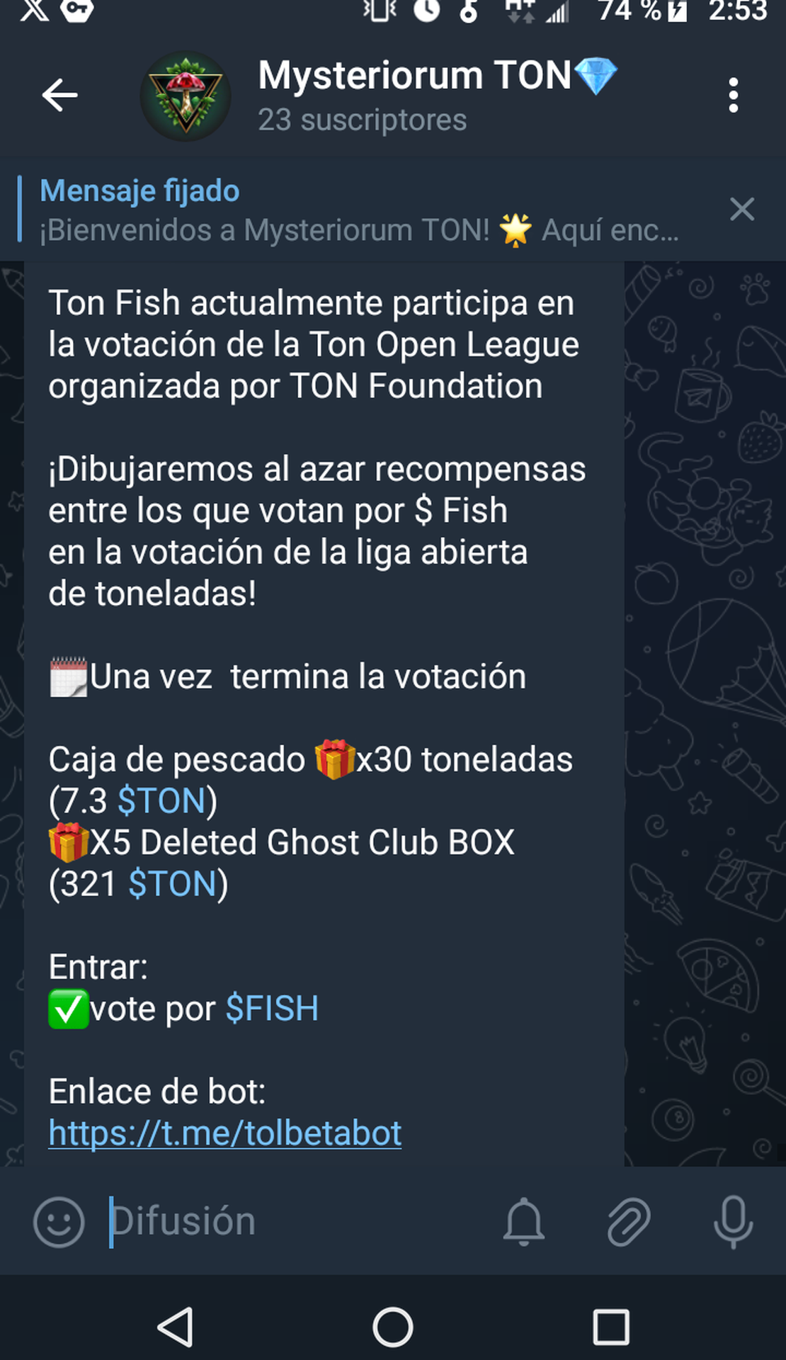Mysteriorum TON π App Image