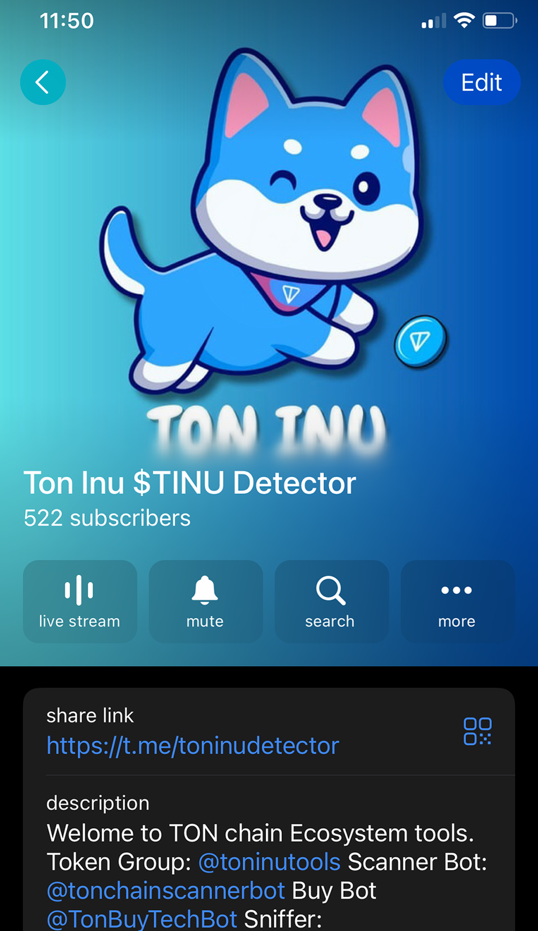 TON INU Detector App Image