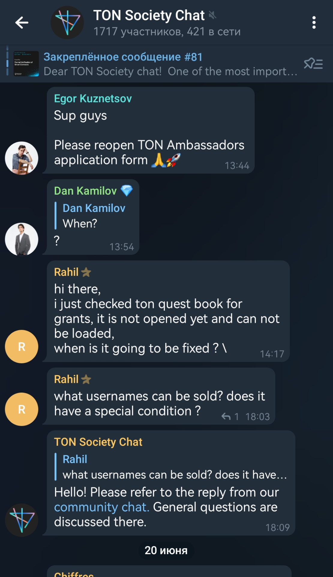 Ton Society Chat App Image