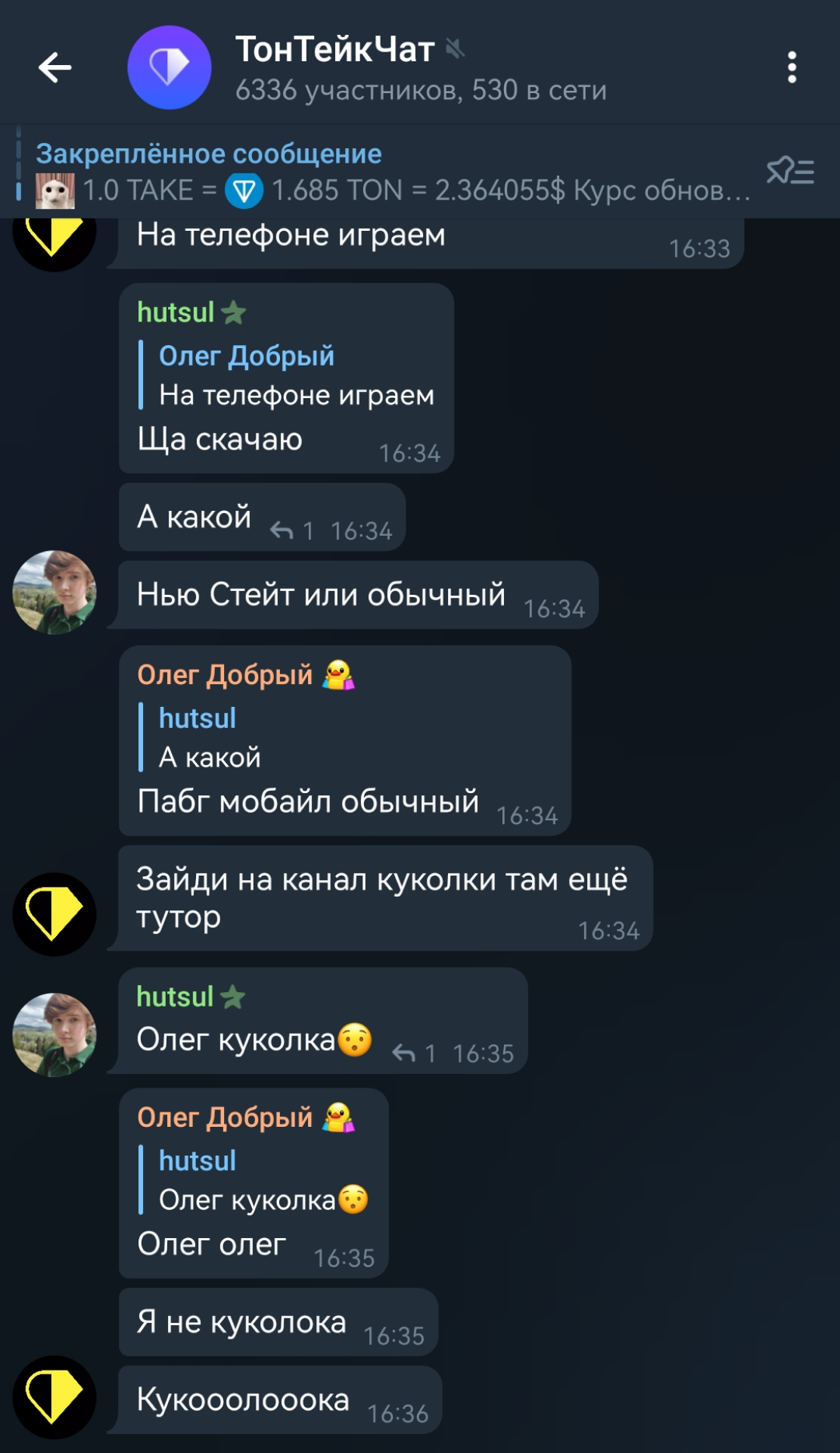 TonTakeChat App Image