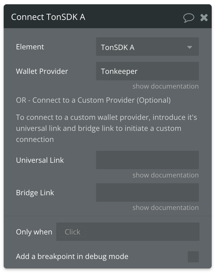 TON NoCode SDK App Image