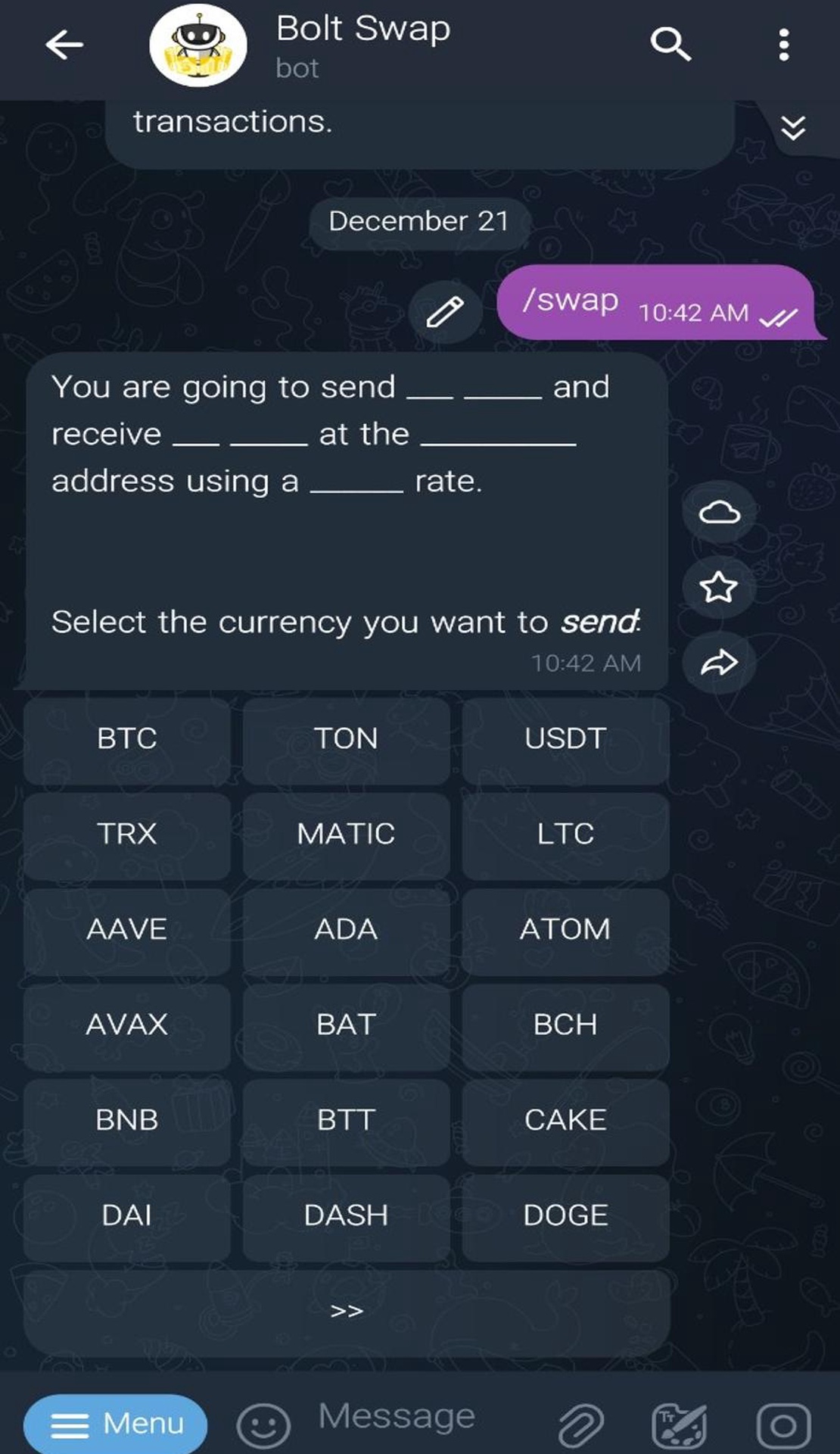 Bolt Swap App Image