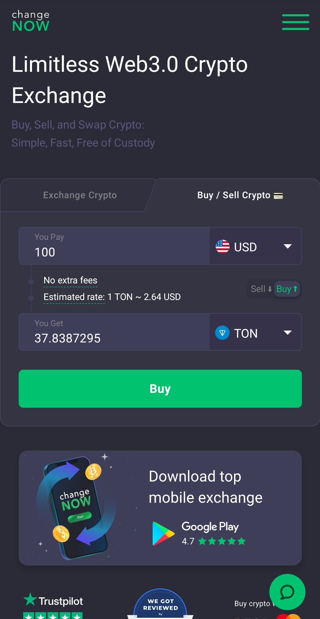Change Now App Image