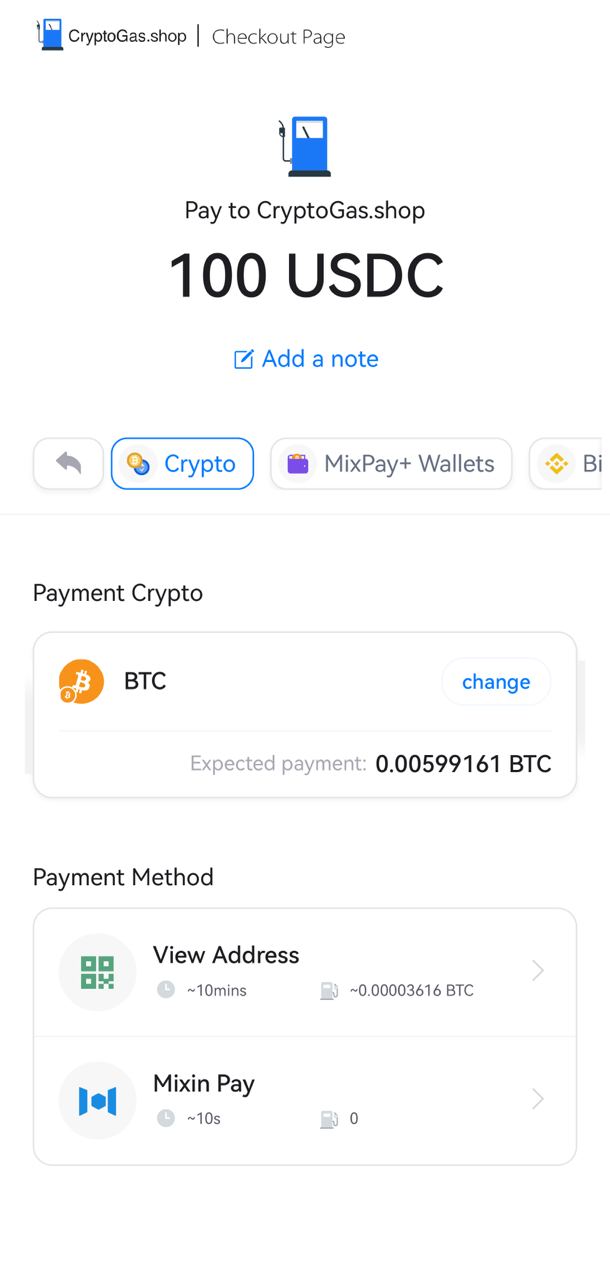 CryptoGas.shop App Image