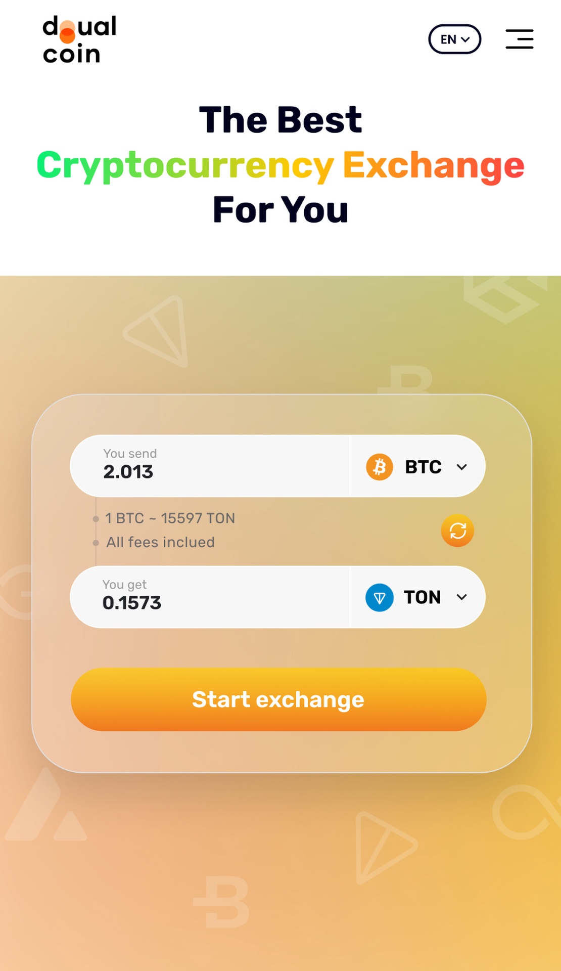 Dualcoin App Image