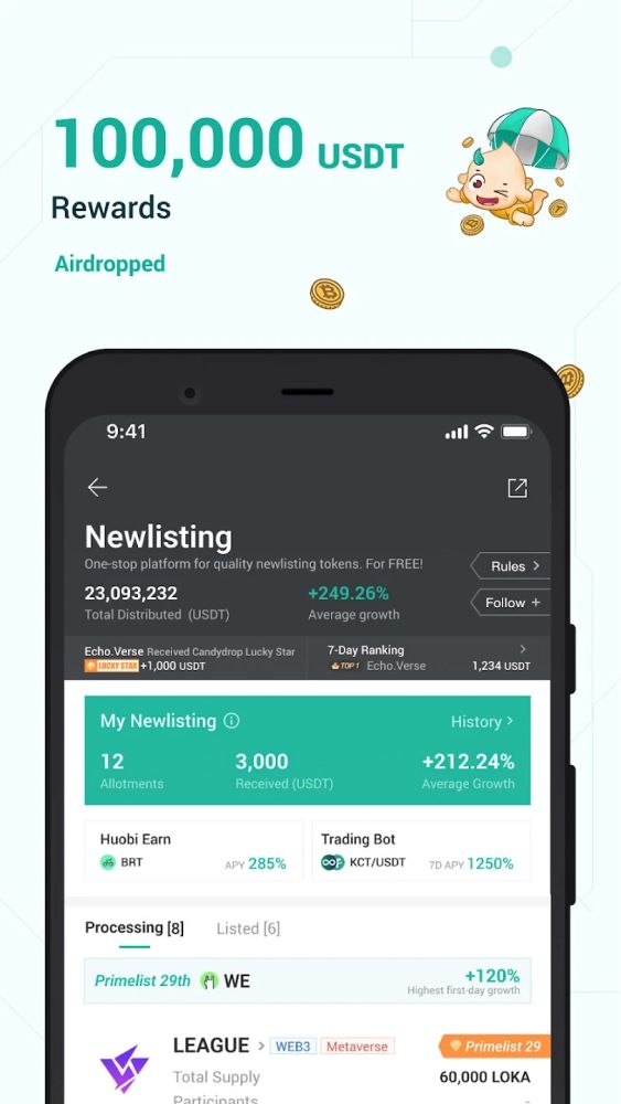 Huobi App Image