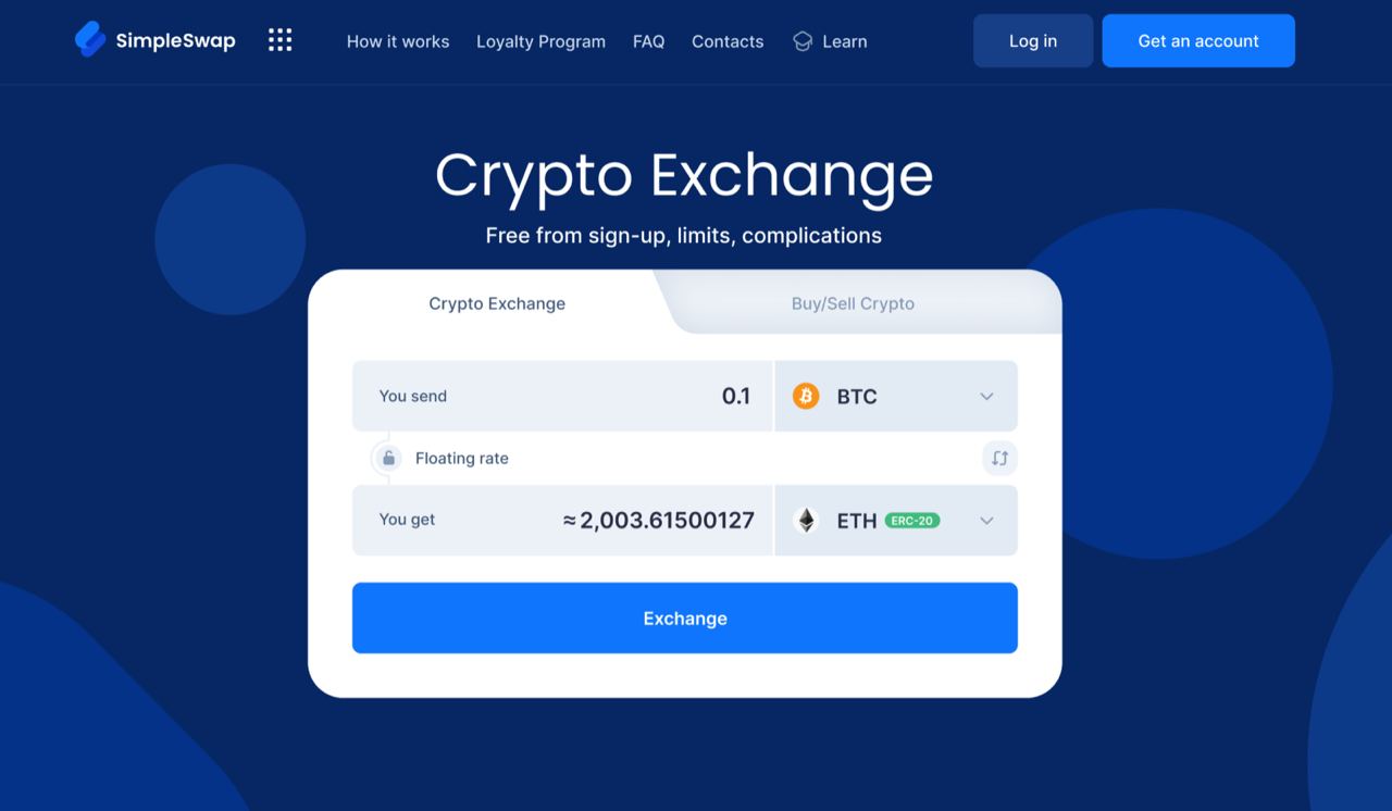 SimpleSwap App Image