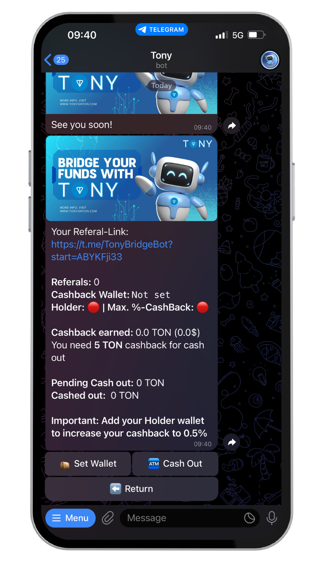 Tony Bridge App Image