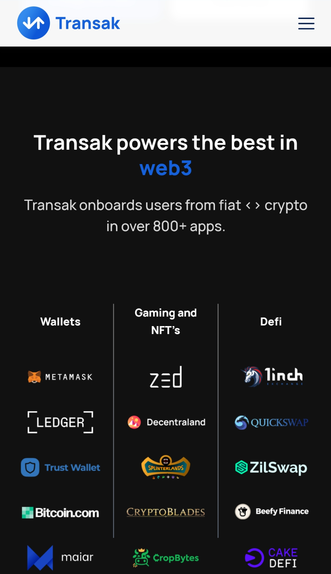 Transak App Image
