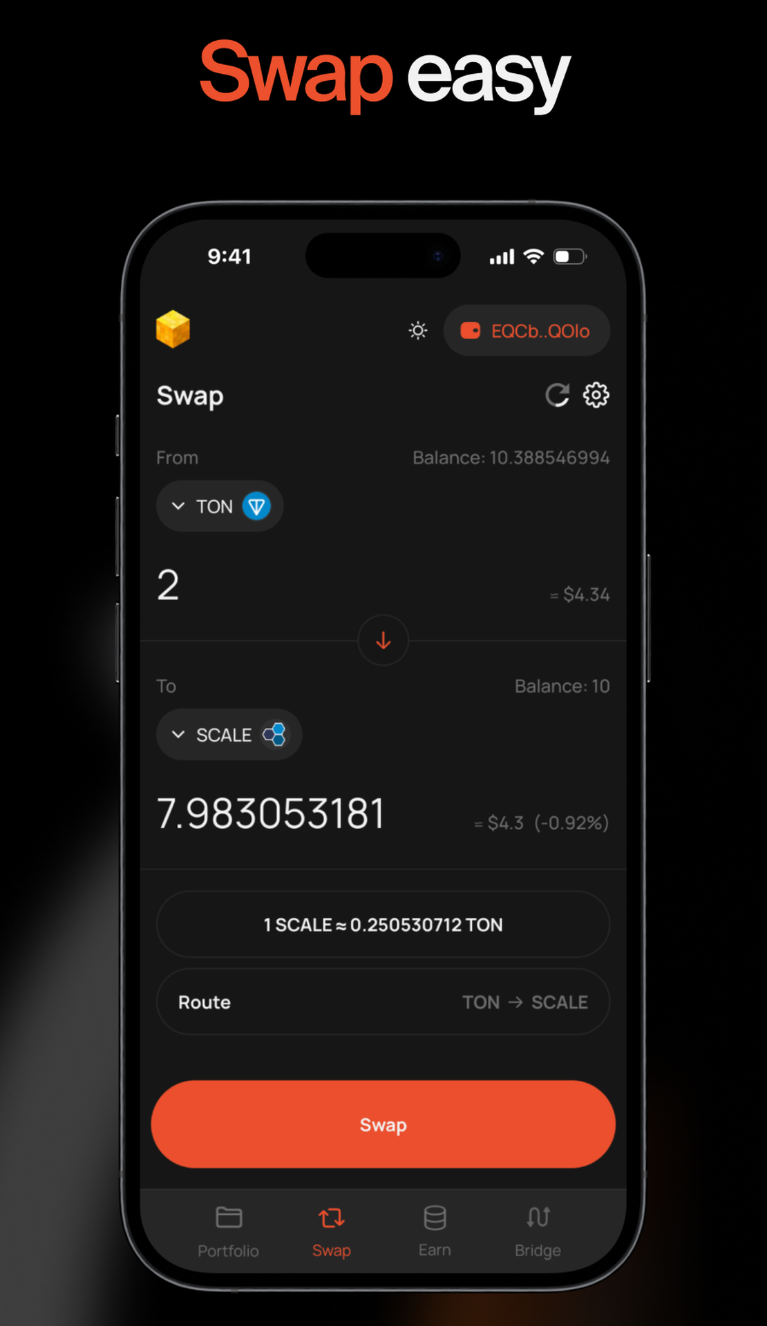 DeDust.io App Image