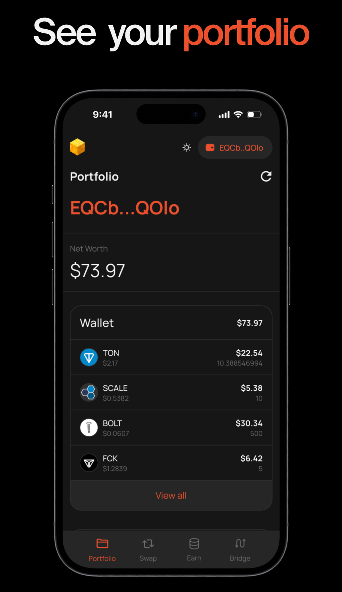 DeDust.io App Image