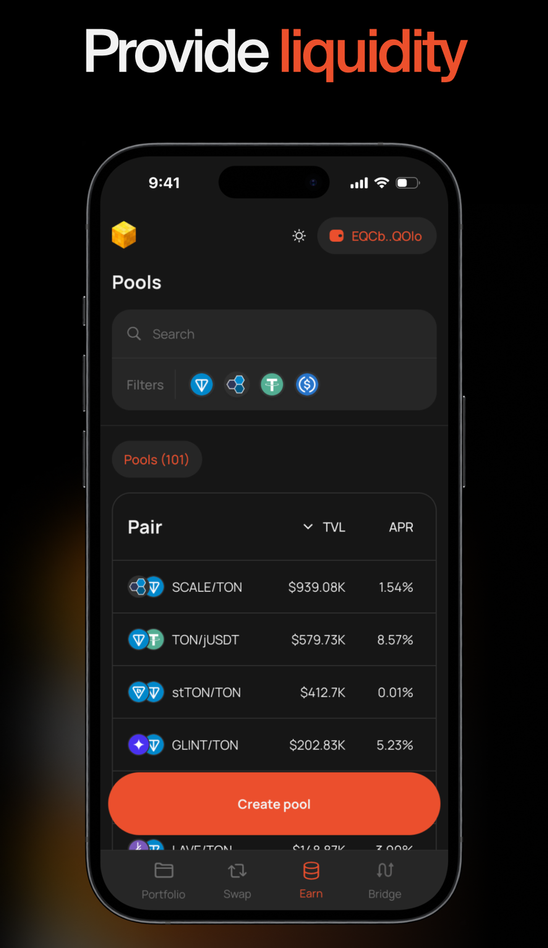 DeDust.io App Image