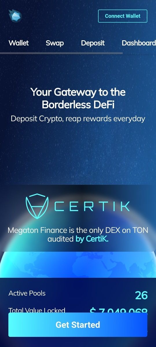 Megaton Finance App Image