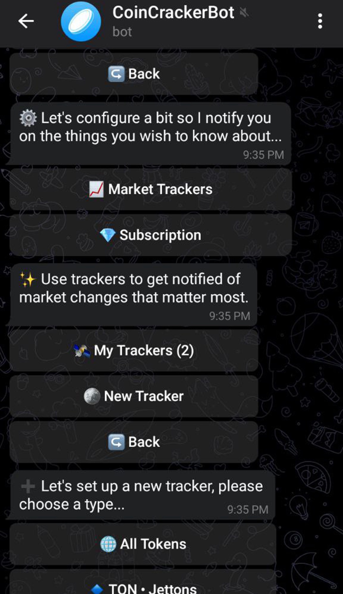 CoinCrackerBot App Image