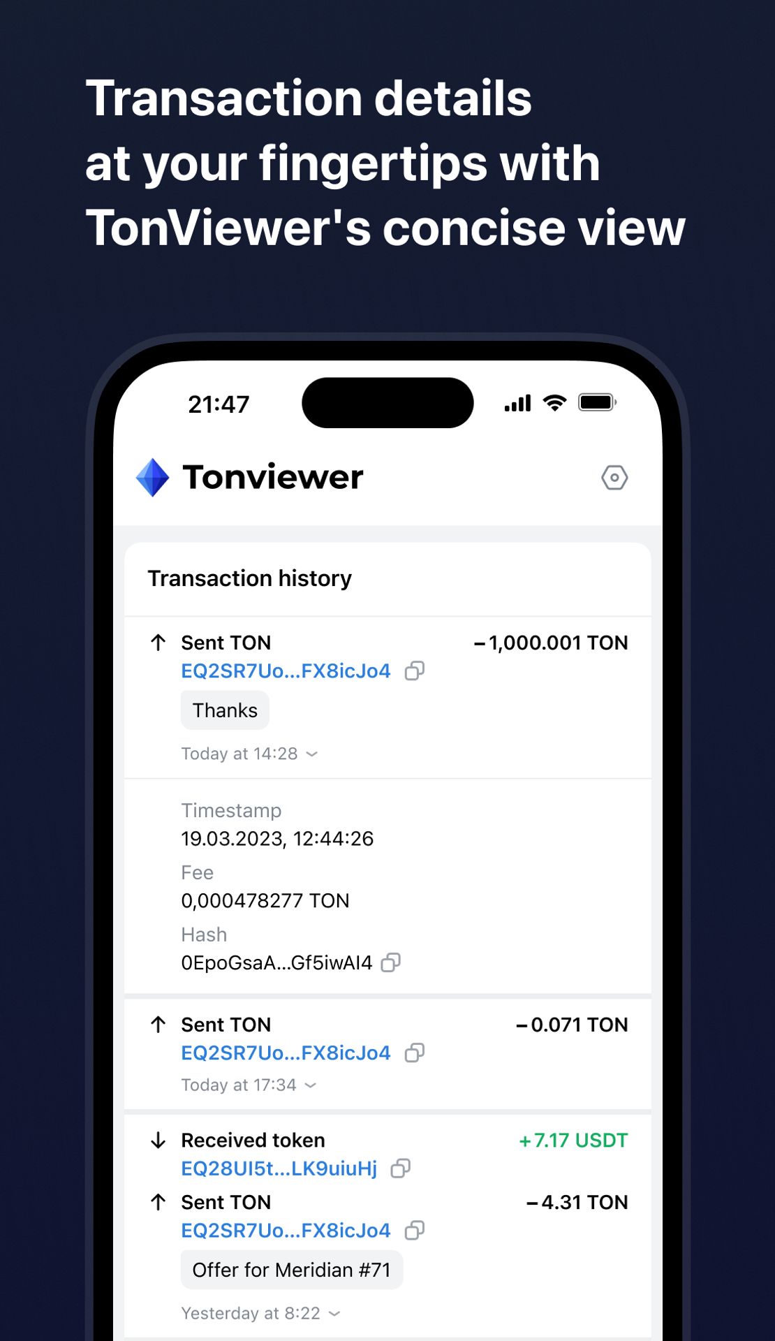 Tonviewer App Image