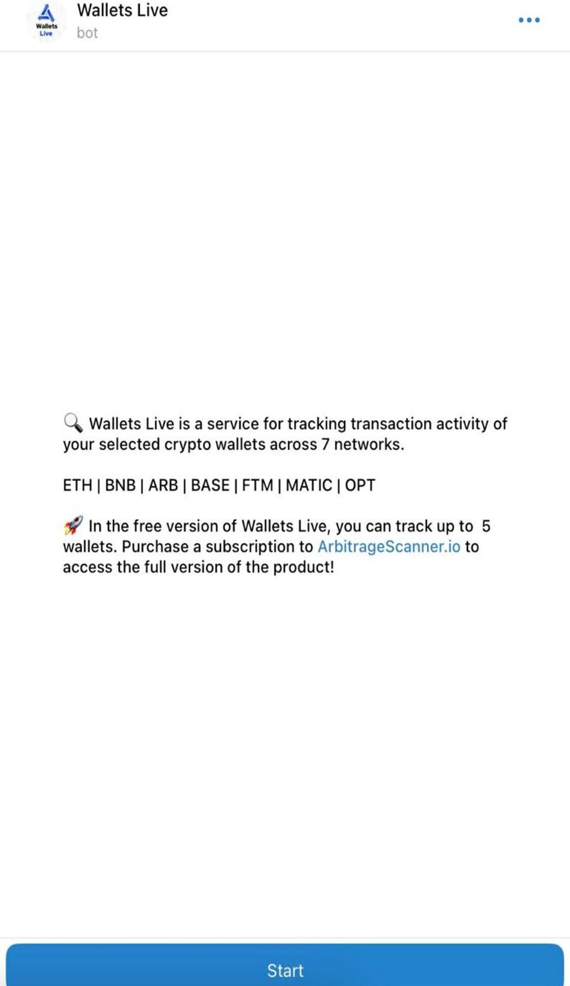 Wallets Live App Image