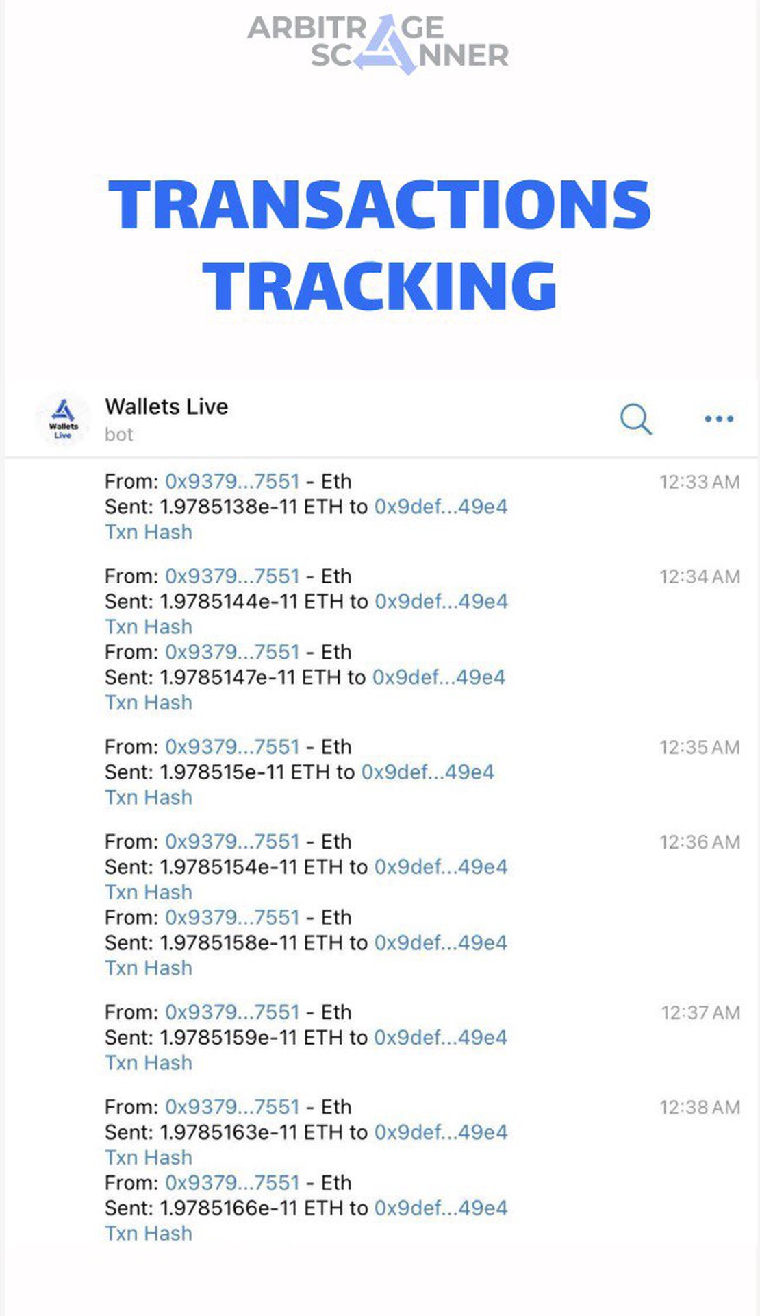 Wallets Live App Image