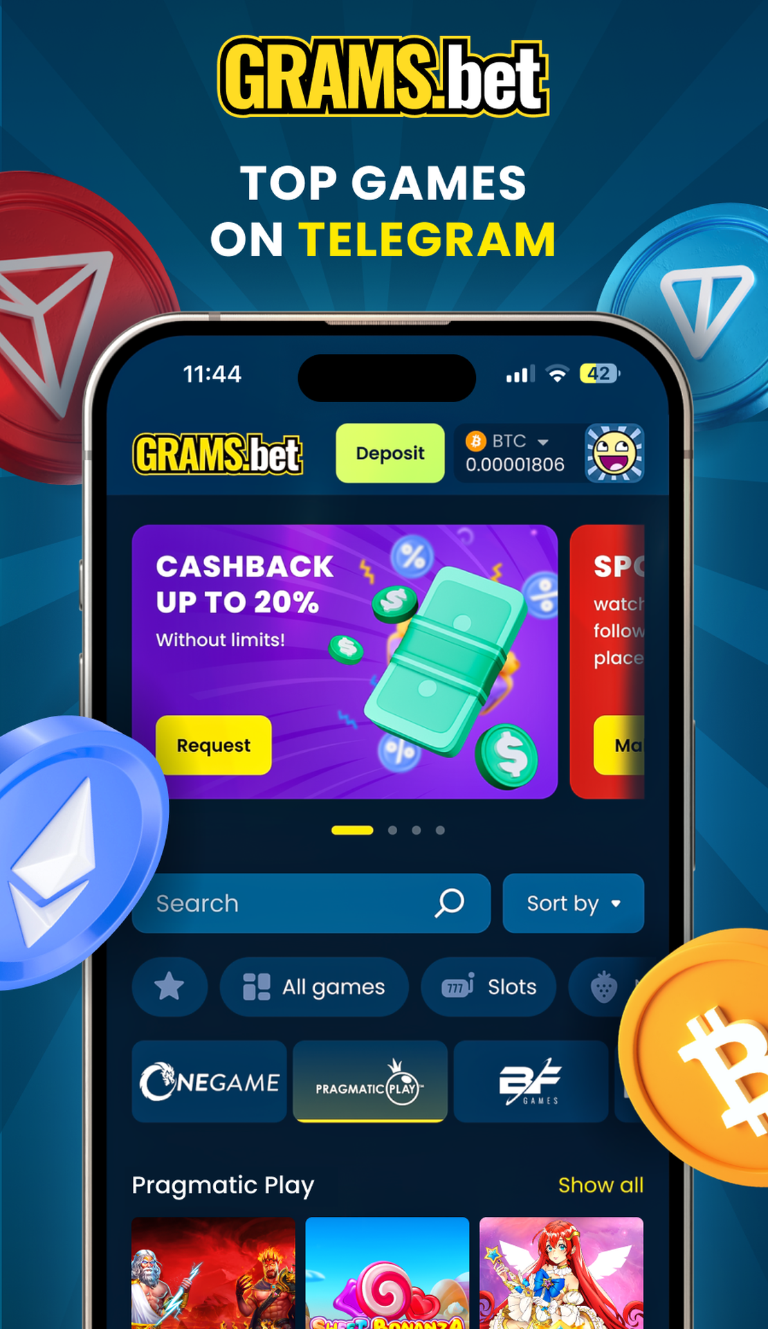Grams.bet ✌️ App Image