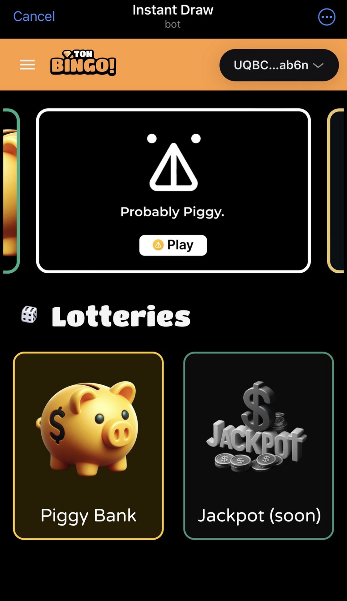 TON Bingo! App Image