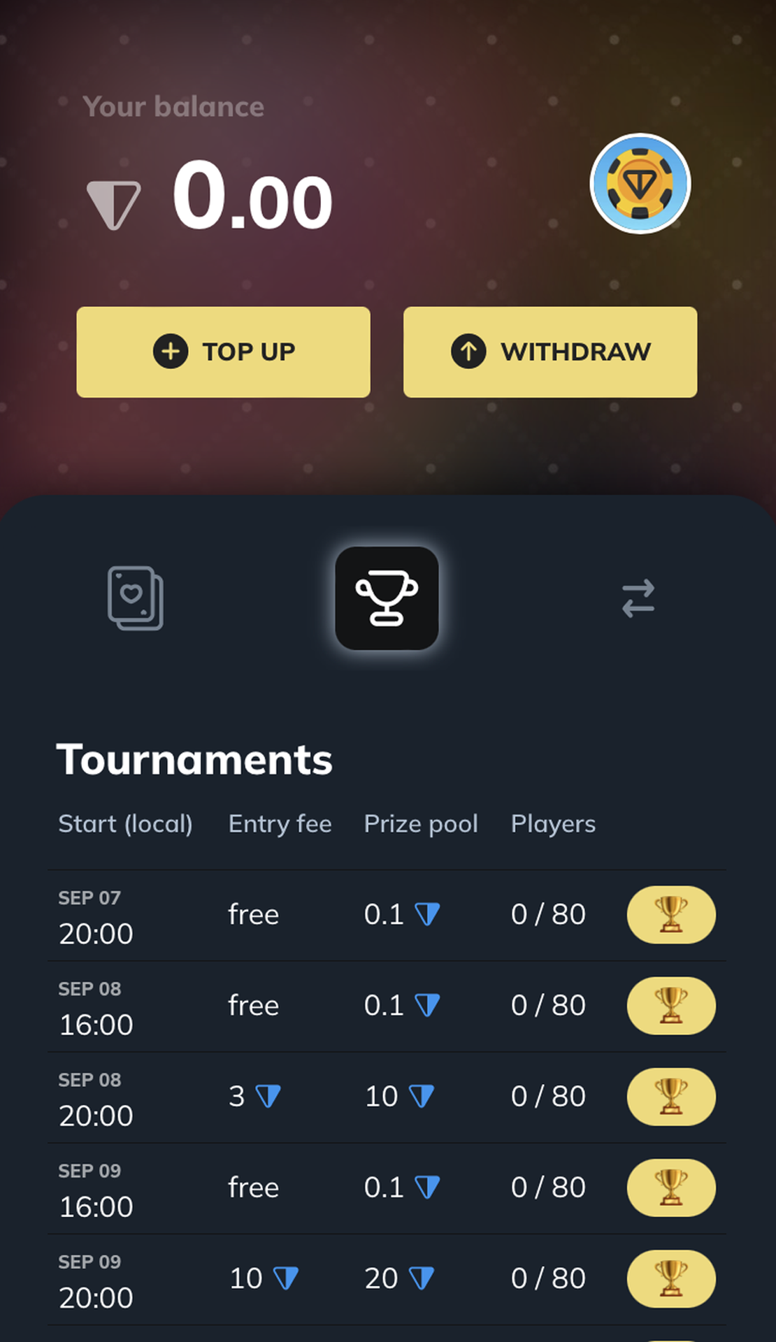 TON Poker App Image
