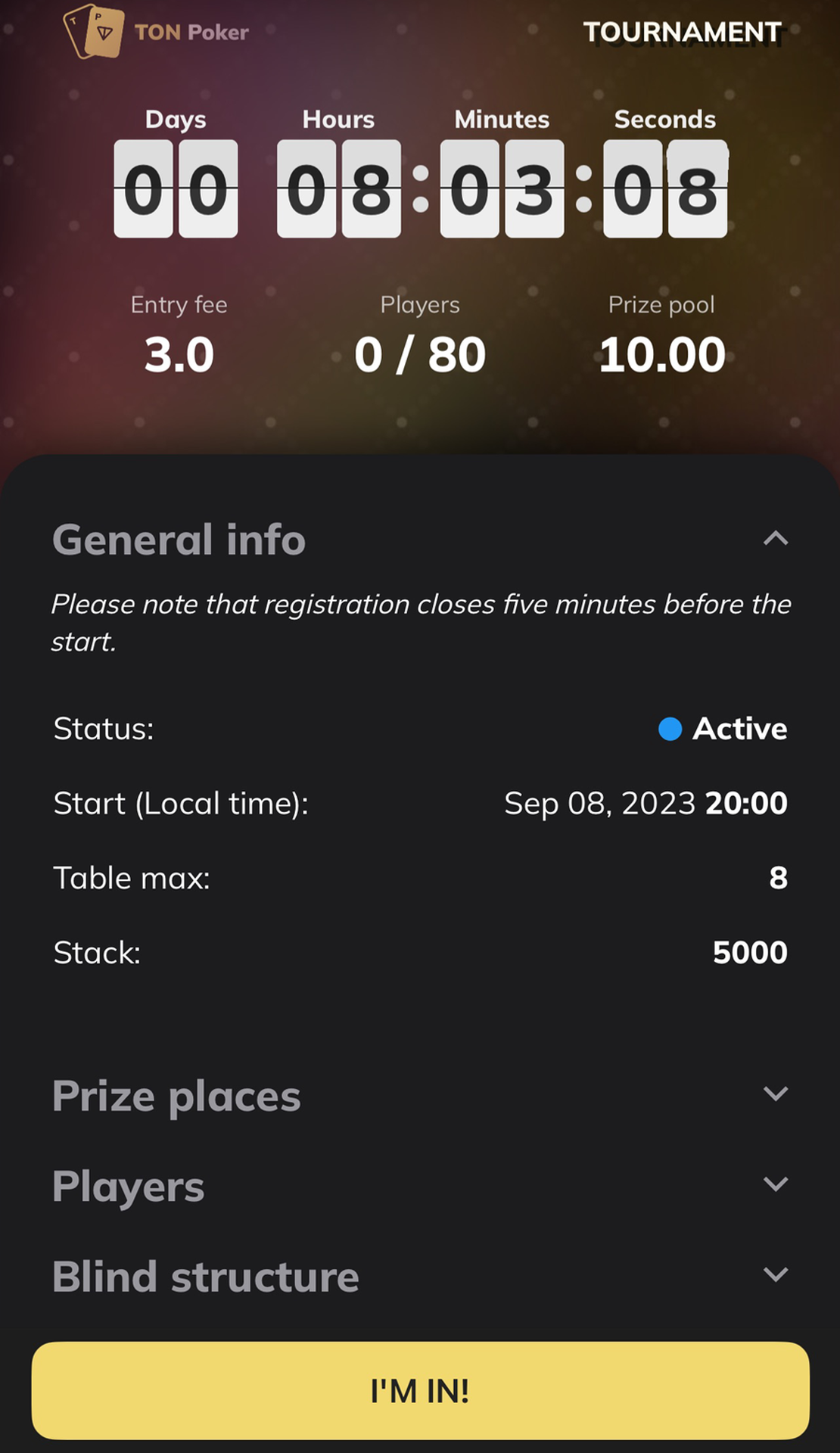 TON Poker App Image