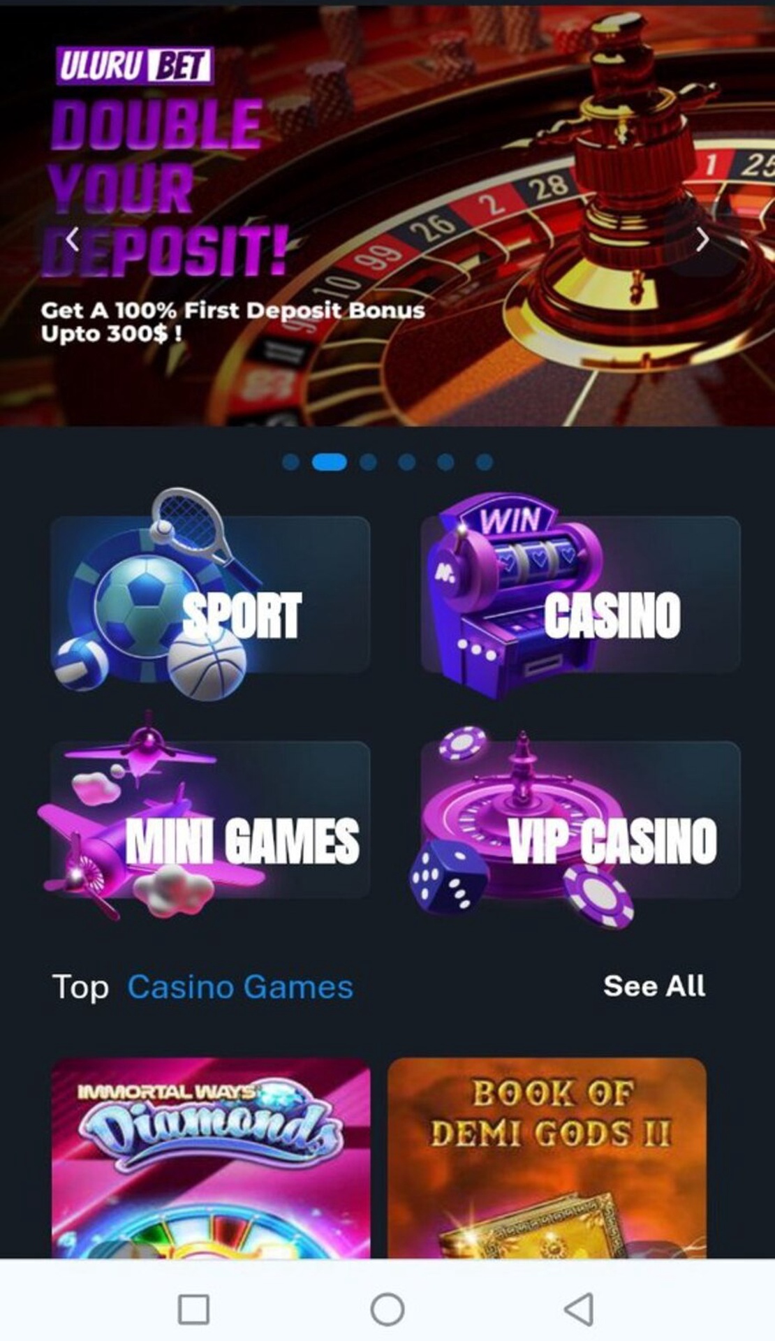 ULURU BET App Image