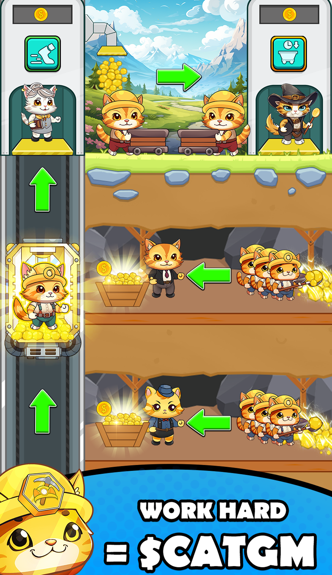 Cat Gold Miner App Image