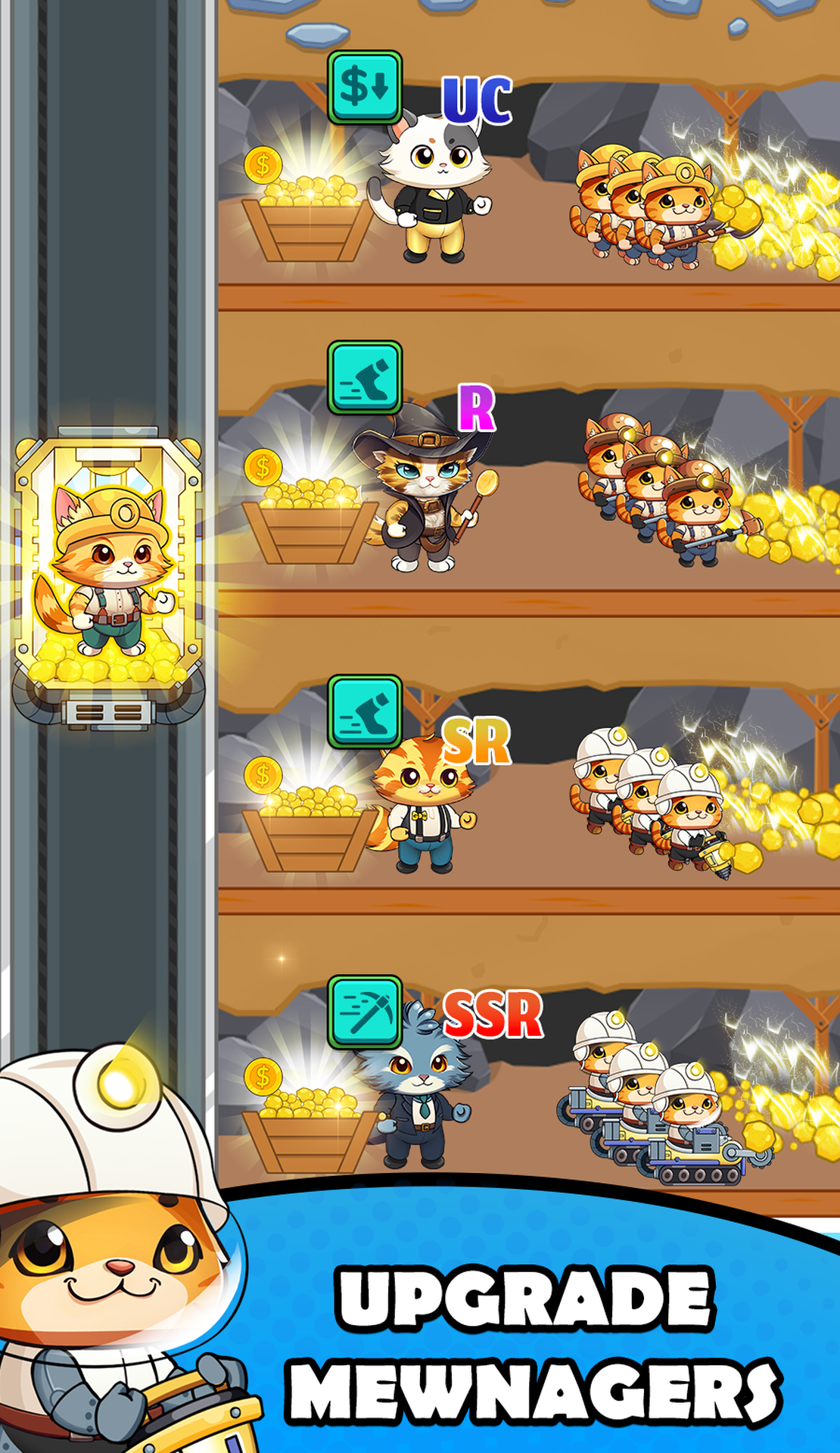 Cat Gold Miner App Image