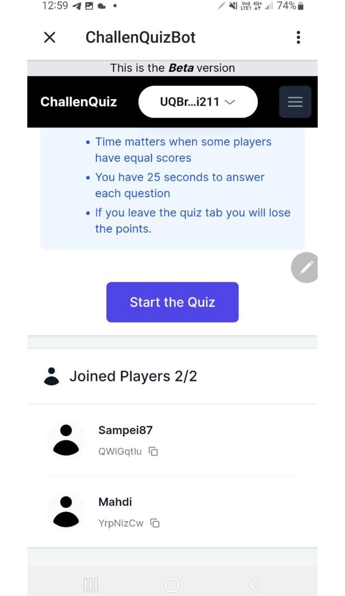 ChallenQuiz App Image