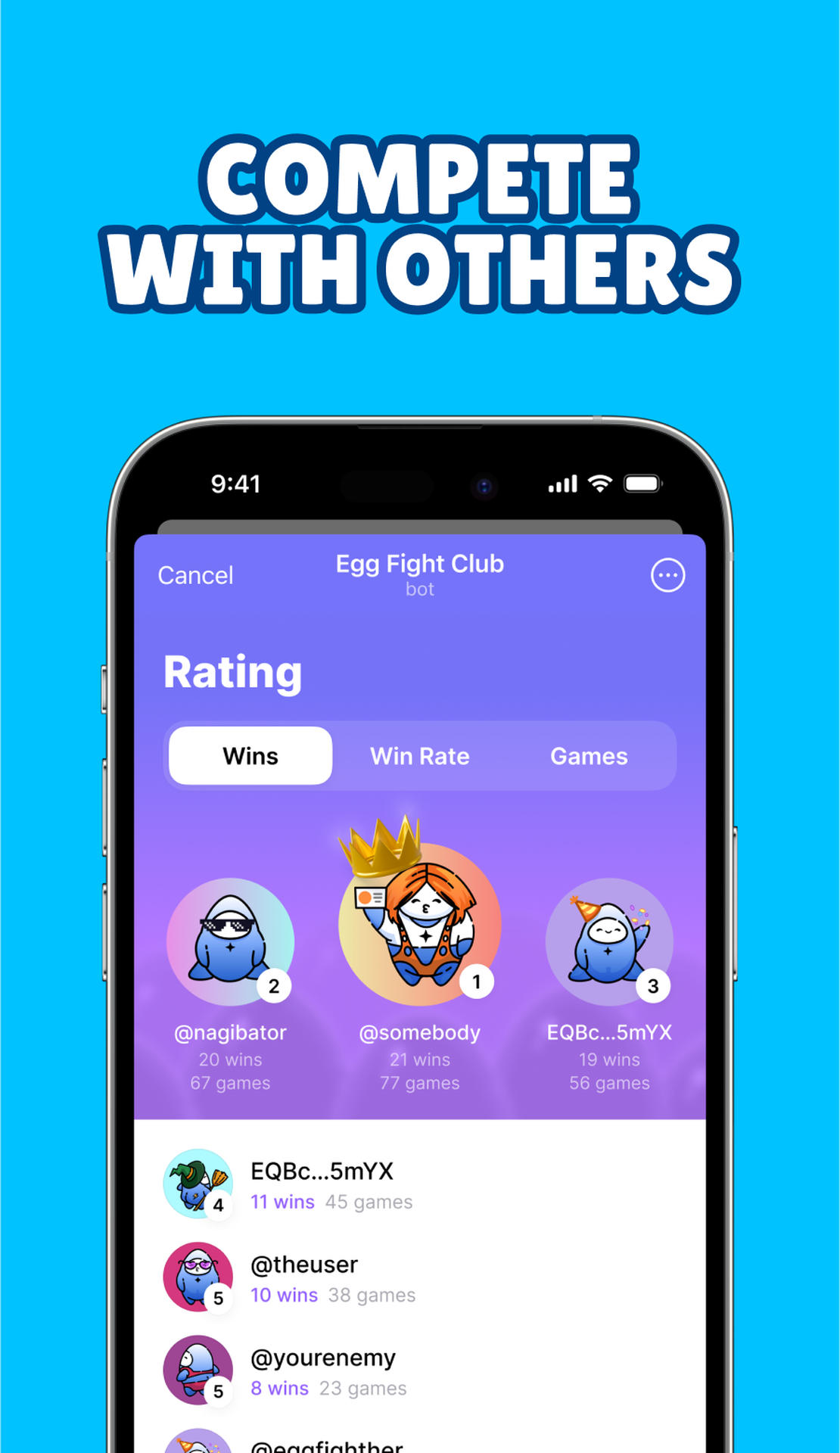 Egg Fight Club App Image