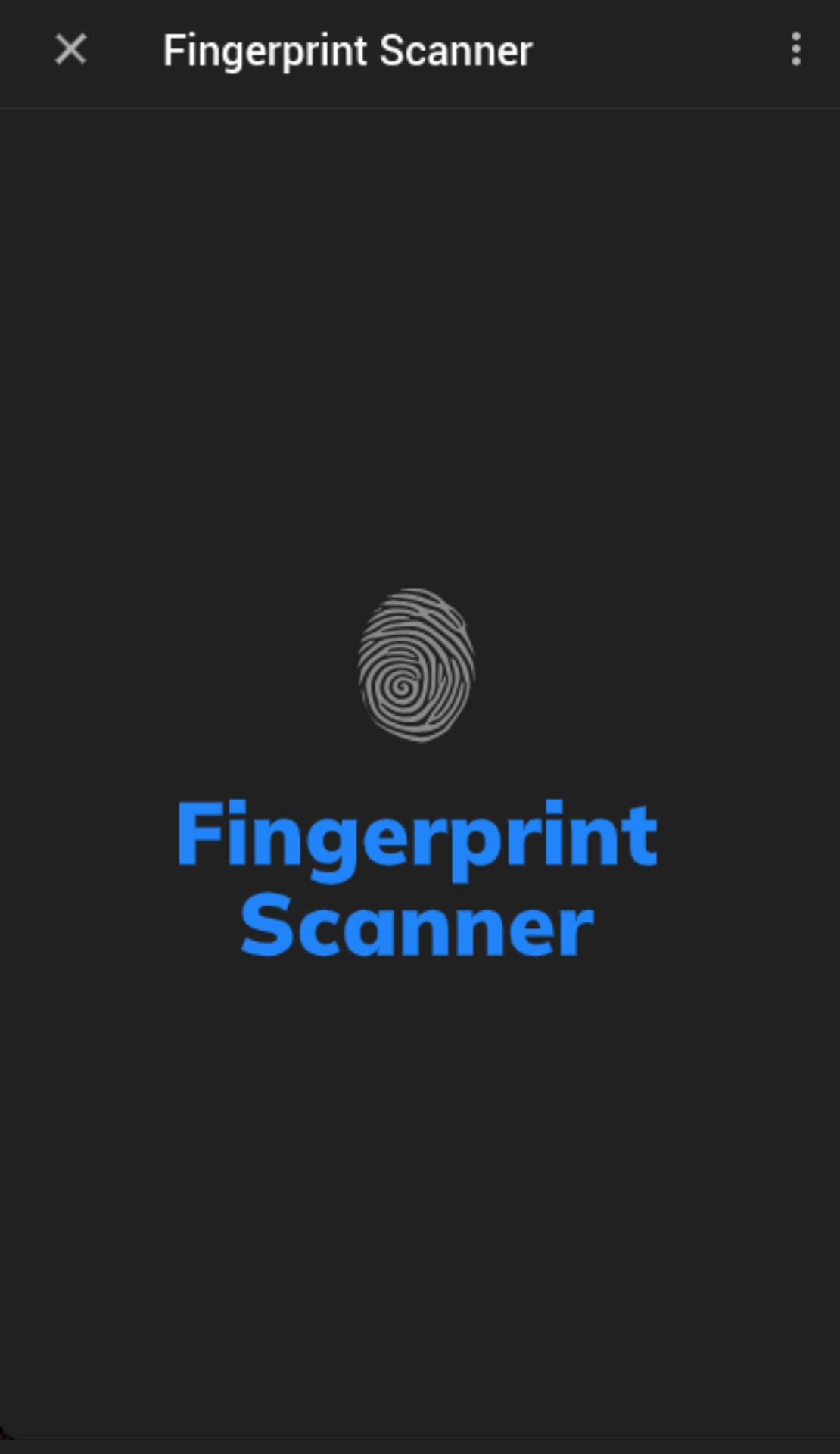 Fingerprint Scanner App Image