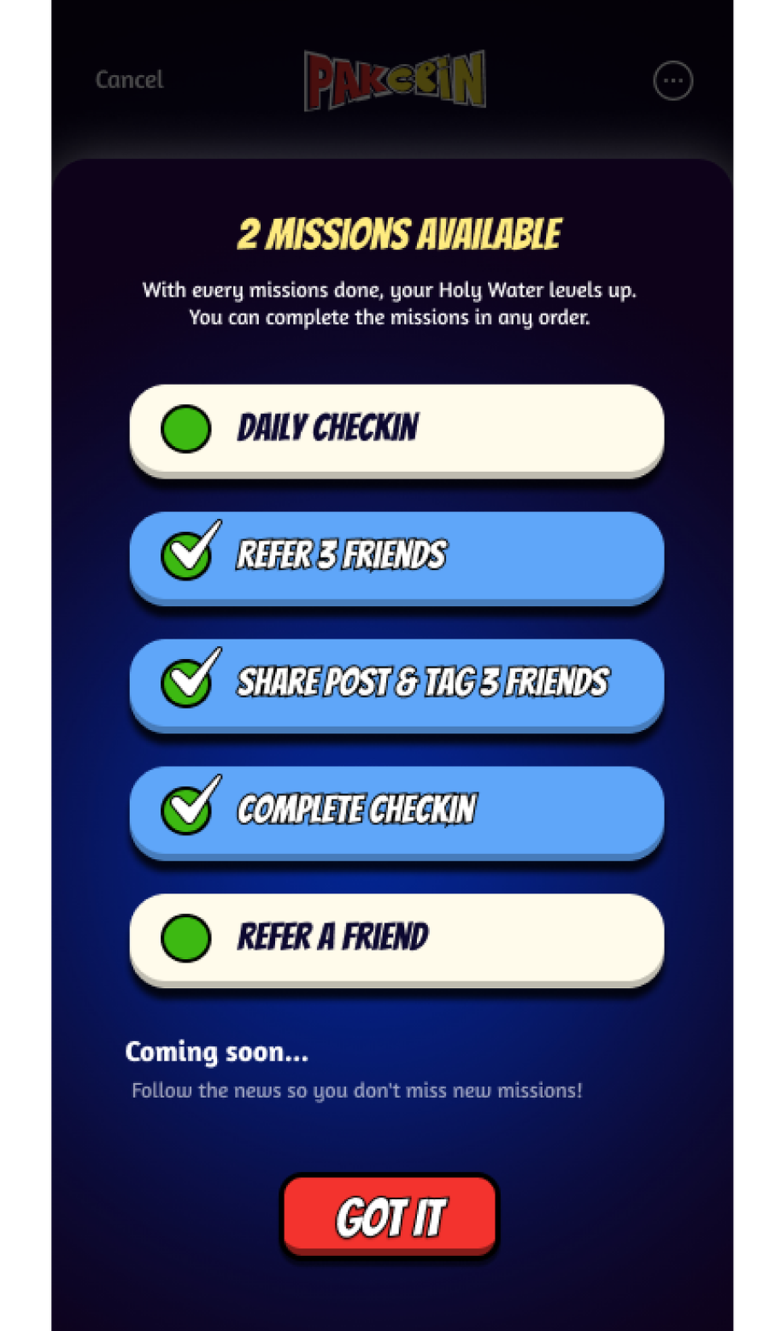 PAKCOIN KOMBAT App Image