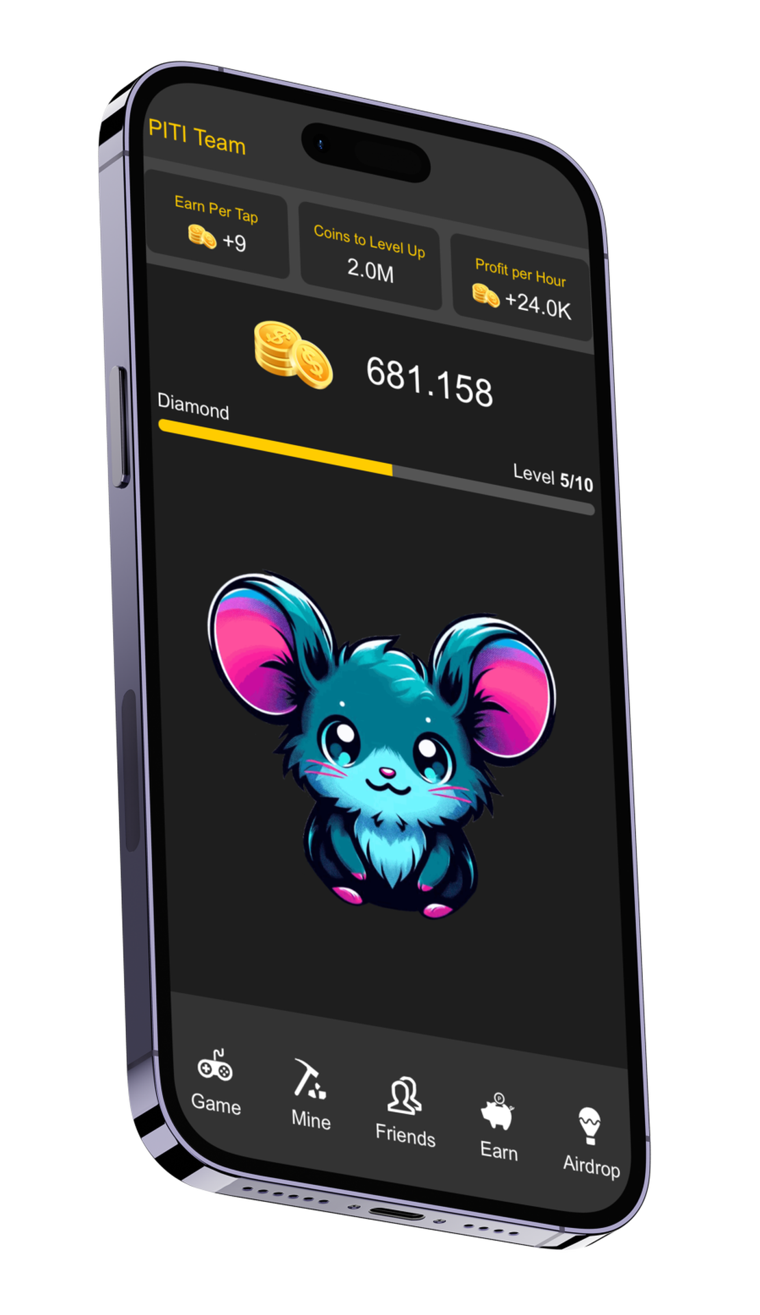PITI Tap Game App Image