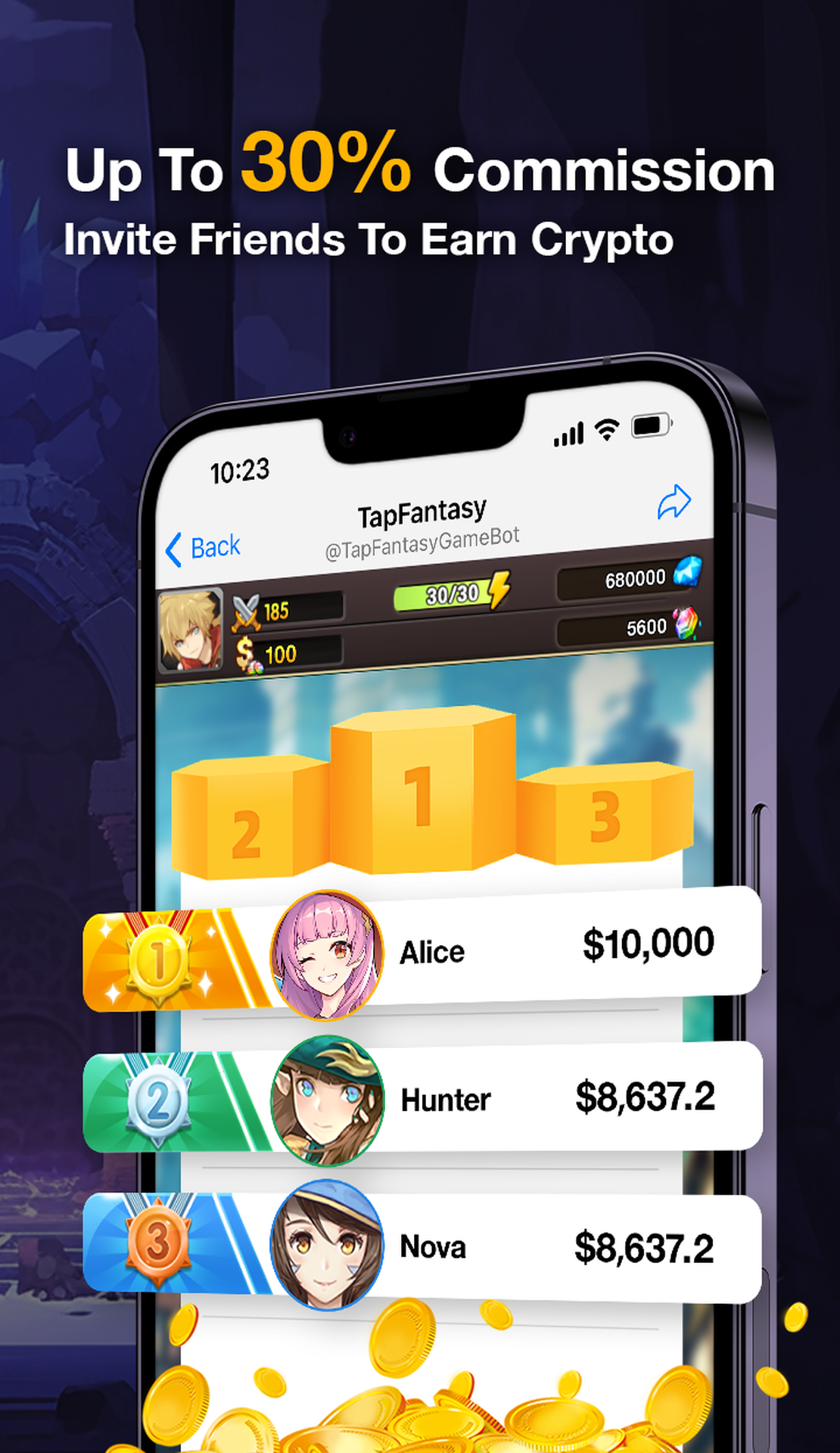 Tap Fantasy App Image