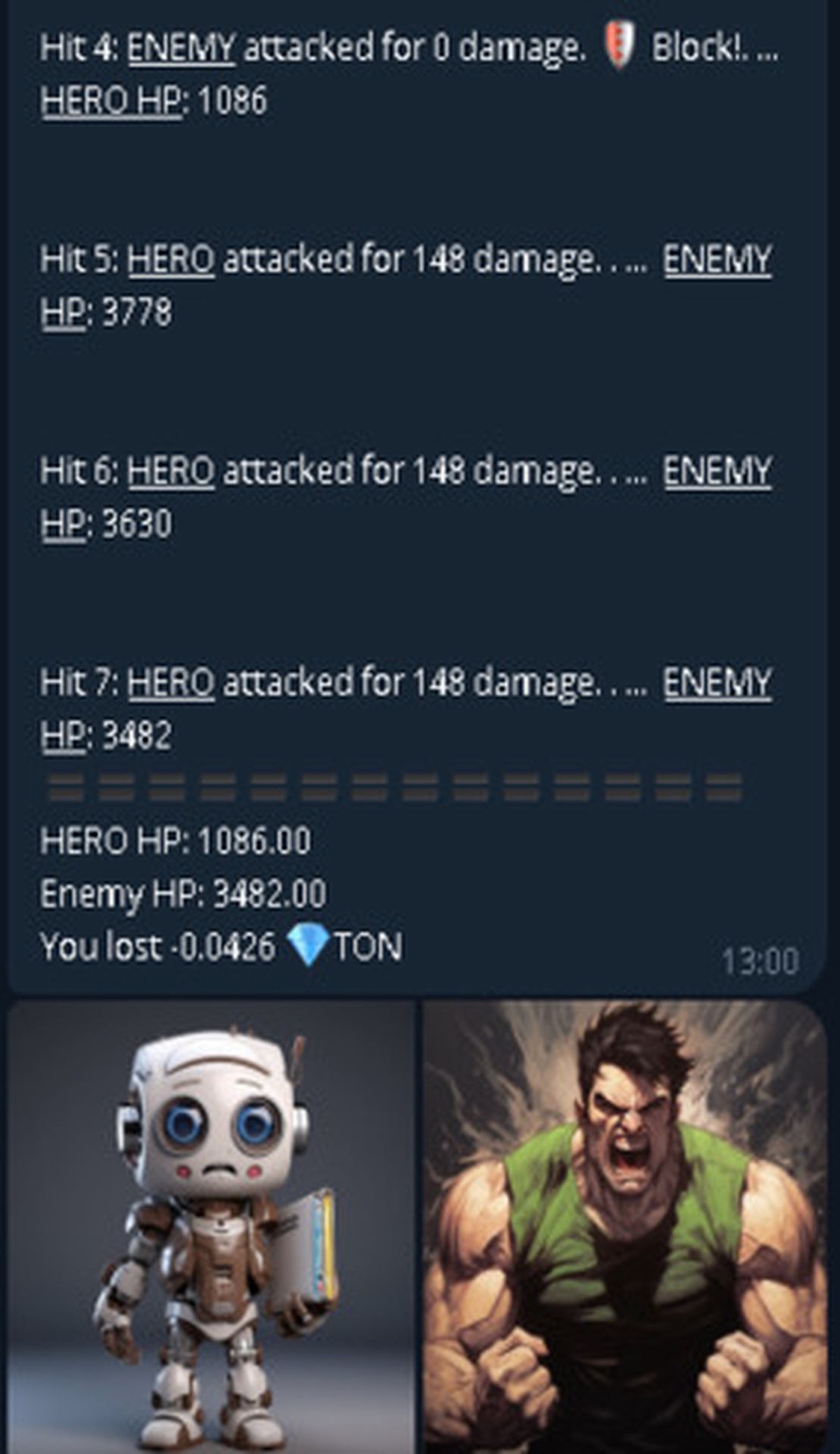 Telegram Fights App Image