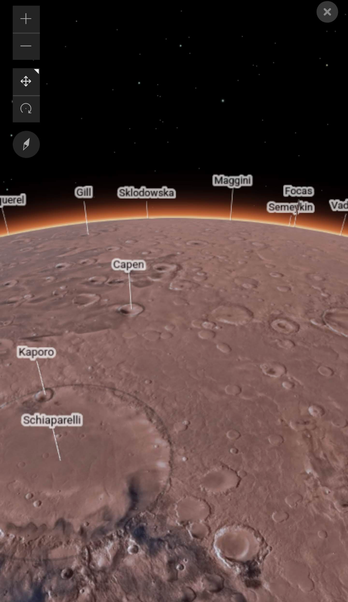 TON Planets Mars App Image