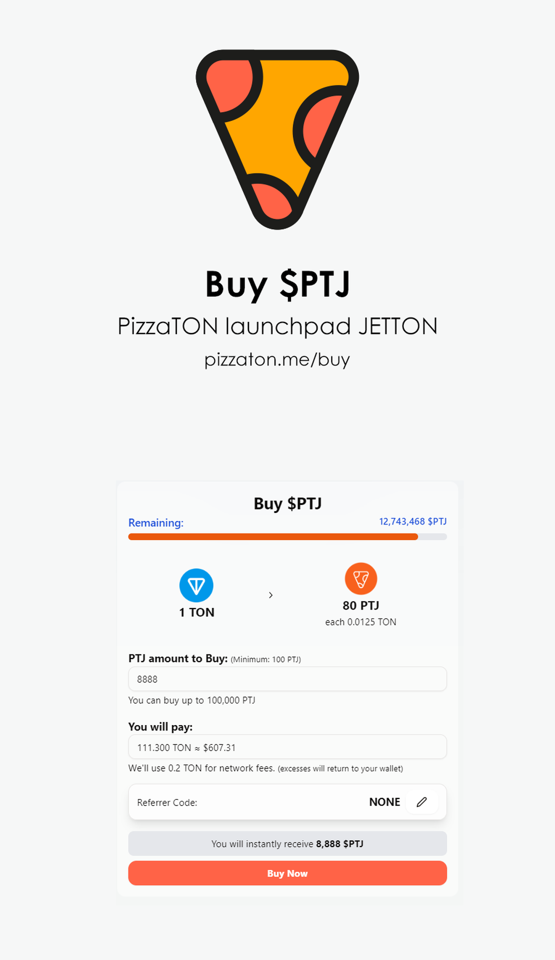 PizzaTon App Image
