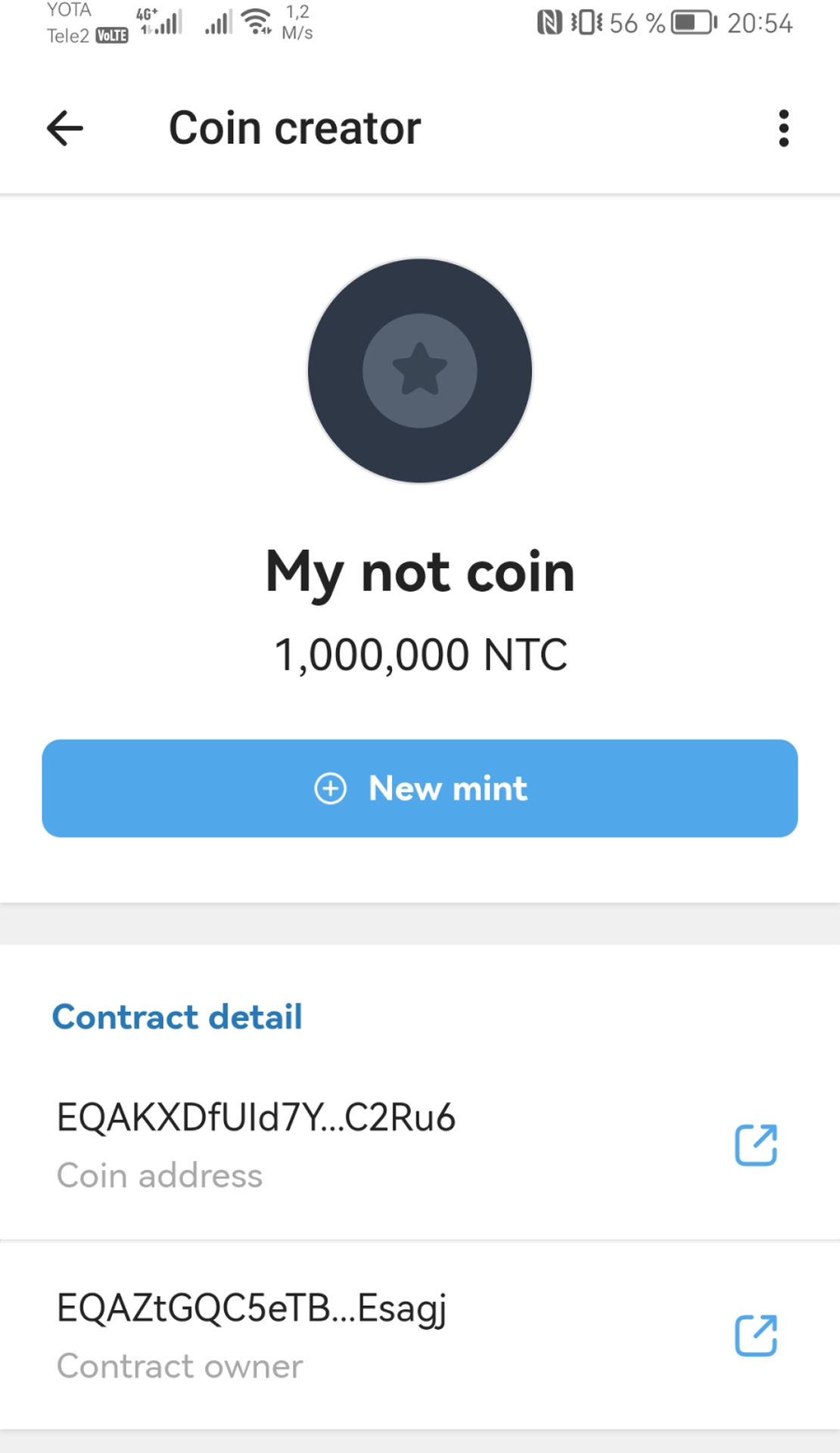 TG Coin Creator App Image