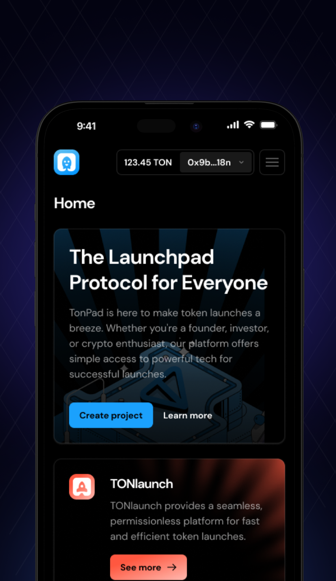 TONpad App Image