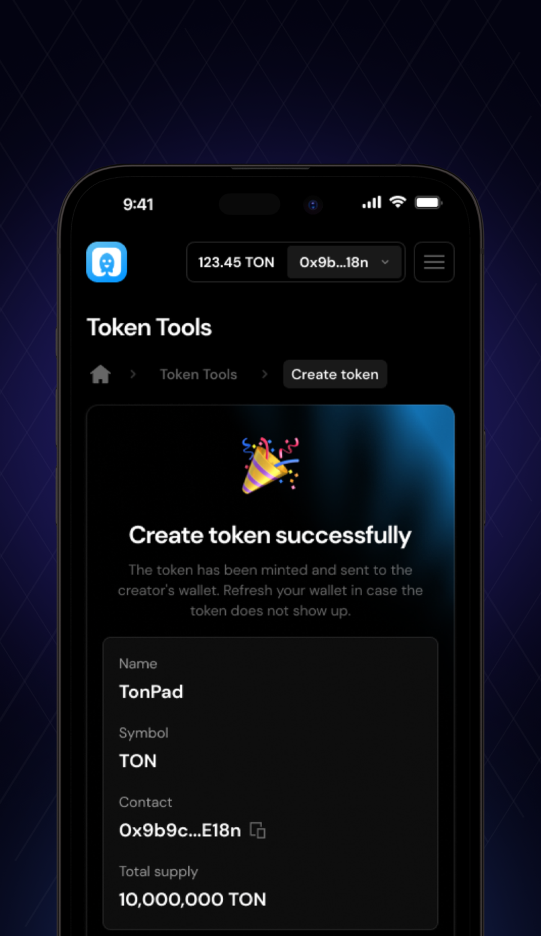TONpad App Image