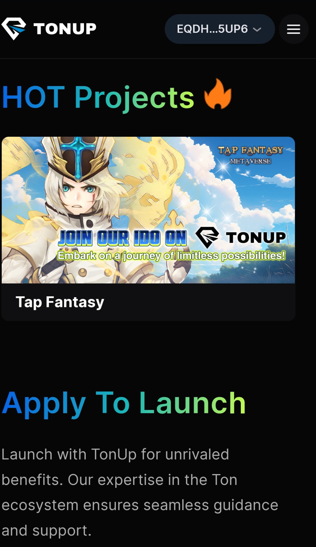 TONUP App Image