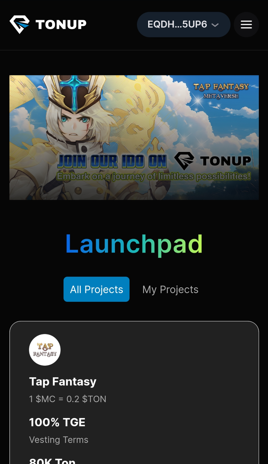 TONUP App Image