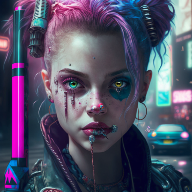 Cyberpunk World NFT App Logo