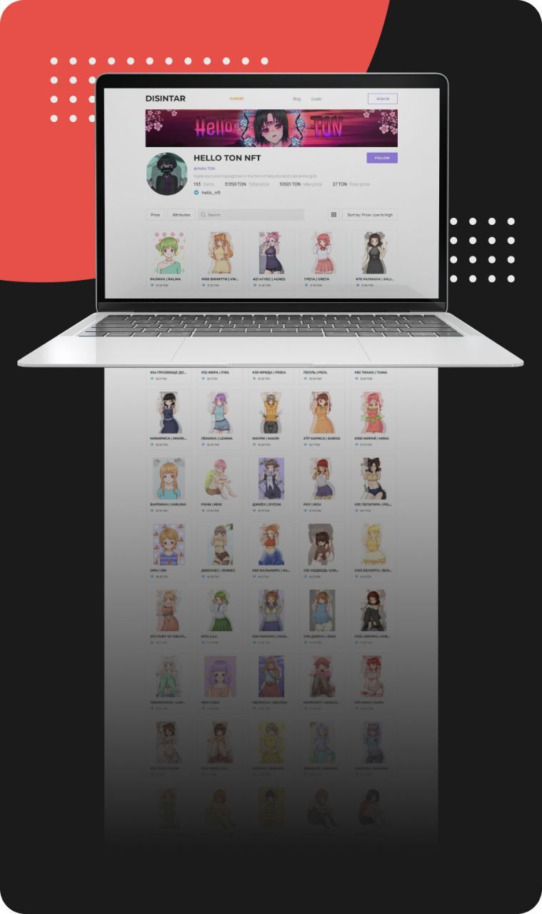 Hello TON NFT App Image