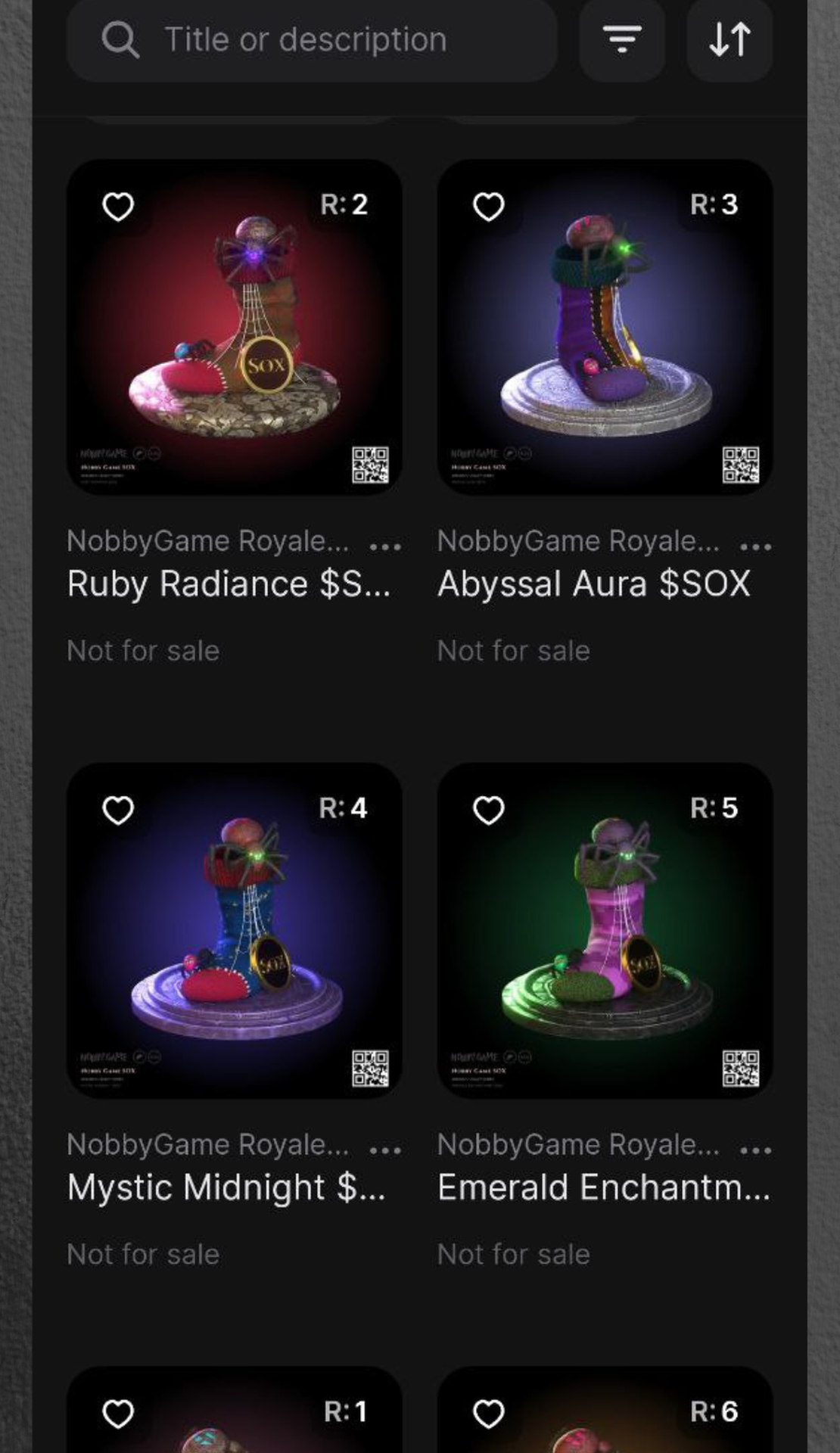 NobbyGame Royale SOX App Image