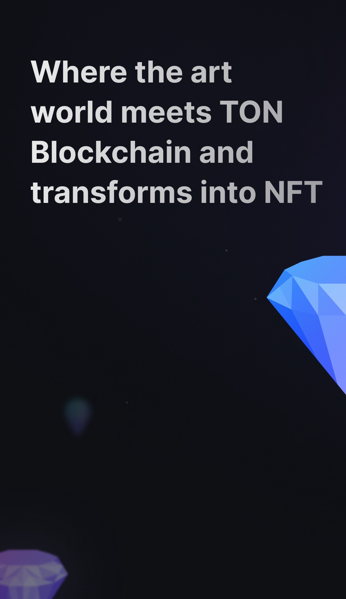 TON Diamonds NFT App Image